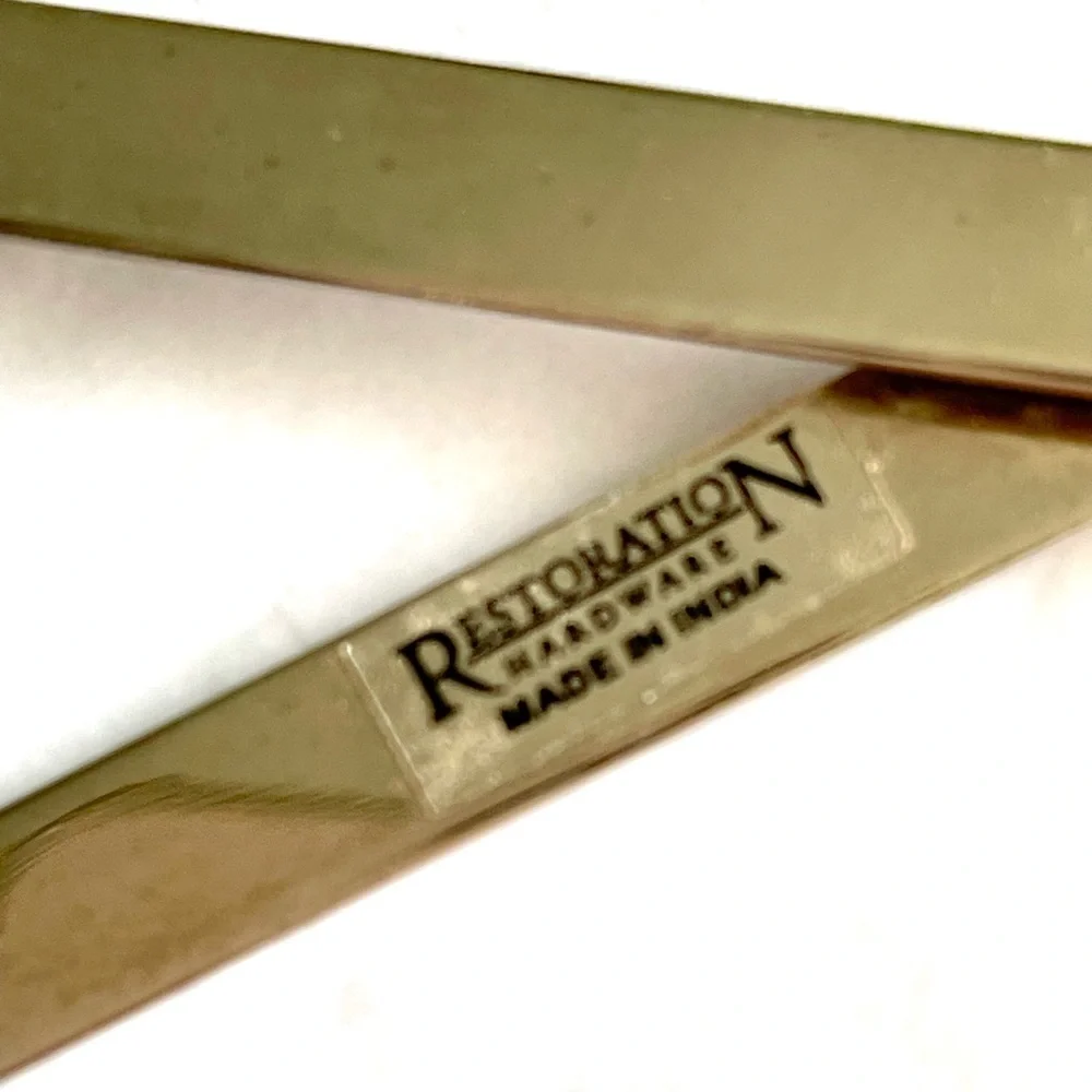 Restoration Hardware Skis Wall Decoration Ornaments Silver